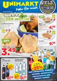 Unimarkt Flugblatt Wels 04.07.-17.07.2018