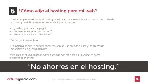 30 cosas que debes saber antes de hacer tu web