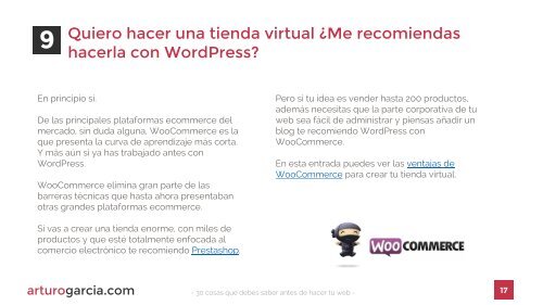 30 cosas que debes saber antes de hacer tu web