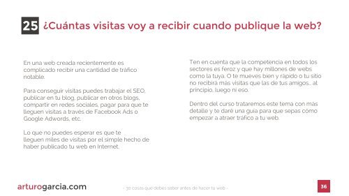 30 cosas que debes saber antes de hacer tu web