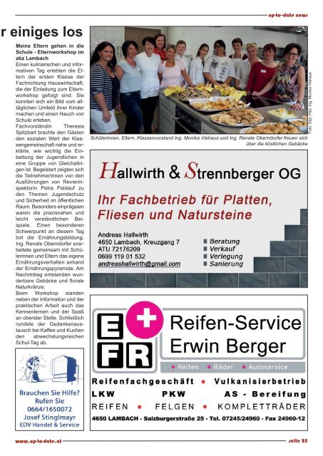 news from edt - lambach - stadl-paura Juli 2018