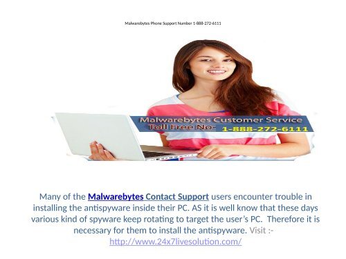 Malwarebytes Contact Number For Customer Service  1-888-272-6111