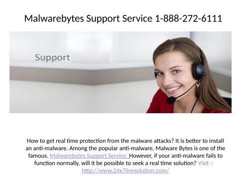 Malwarebytes Contact Number For Customer Service  1-888-272-6111