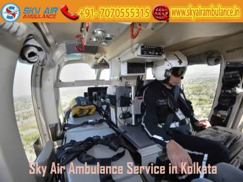 Receive Air Ambulance in Kolkata at a Low-Cost by Sky Air Ambulance