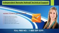 Hotmail Technical Support Service, Dial 1-800-209-5399
