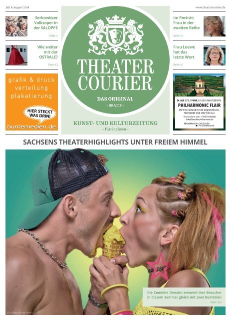 TheaterCourier Juli/August 2018