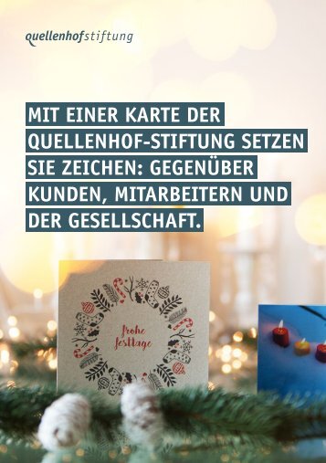 Weihnachtskarten Schweiz 2018