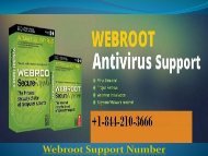 Webroot Support Number +1-844-874-7898