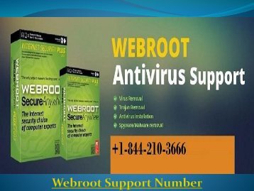 Webroot Support Number +1-844-874-7898