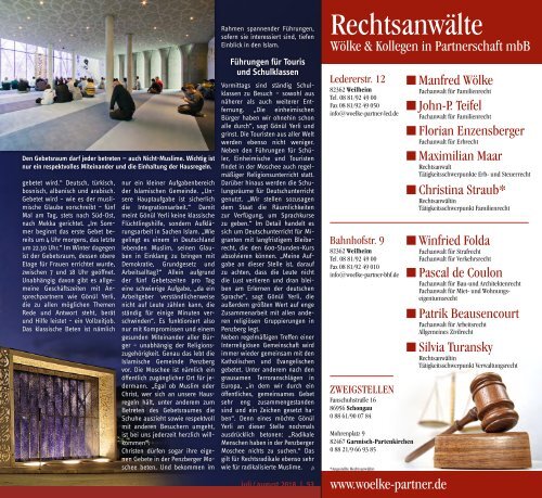 Tassilo, Ausgabe Juli/August 2018 - Das Magazin rund um Weilheim und die Seen