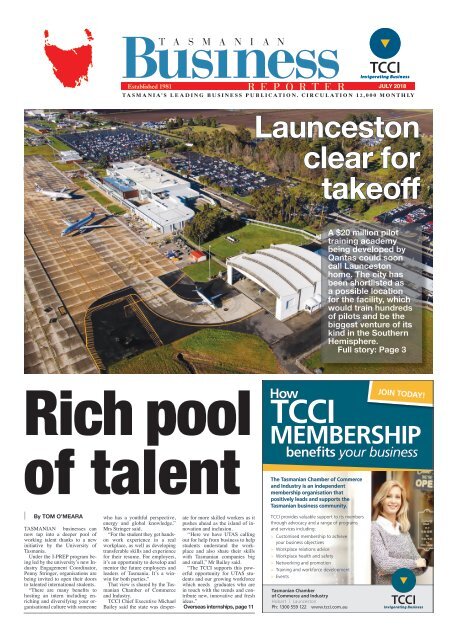 Tasmanian Business Reporter July 2018