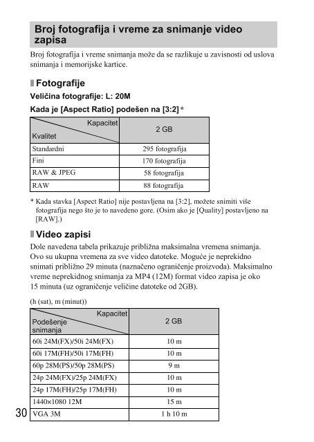 Sony DSC-RX100M2 - DSC-RX100M2 Mode d'emploi Slov&eacute;nien