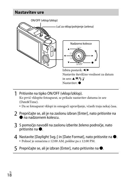Sony DSC-RX100M2 - DSC-RX100M2 Mode d'emploi Slov&eacute;nien