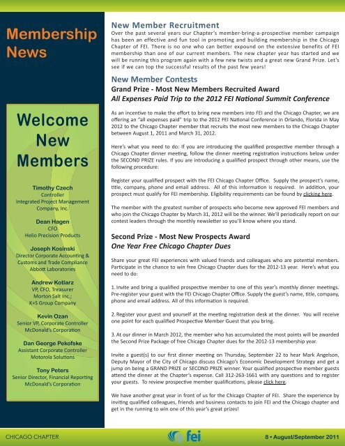 FEI Newsletter August September 2011.indd - Financial Executives ...