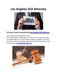 Los Angeles DUI Attorney
