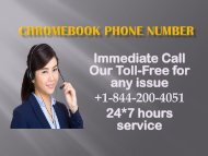 Chromebook Phone Number +1-844-200-4051