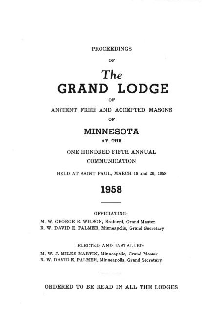 Past Grand Masters - South Carolina Grand Lodge Ancient Free