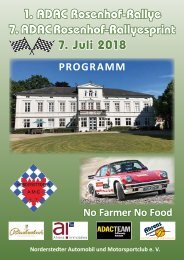 Heft Rosenhof-Rallye 2018