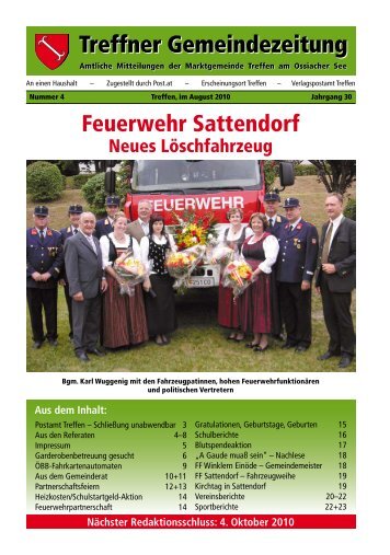 August 2010 - Marktgemeinde Treffen