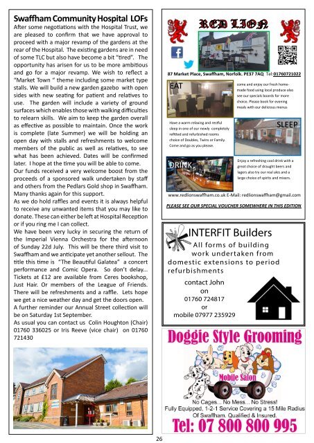 Swaffham Newsletter