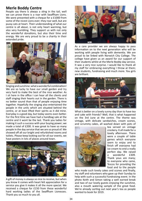 Swaffham Newsletter