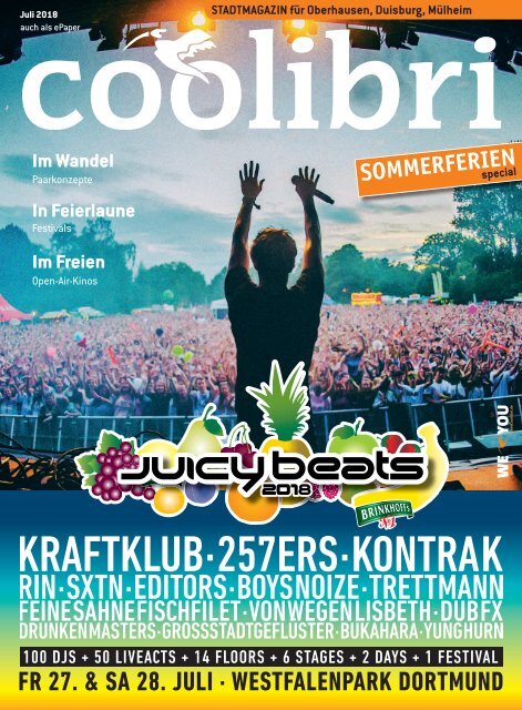 Juli 2018 – coolibri Oberhausen, Duisburg, Mülheim
