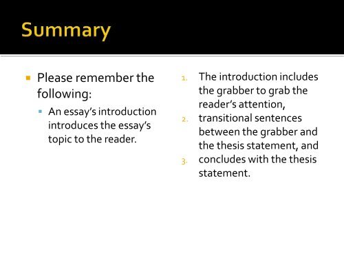 How to write an essay introduction?