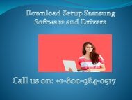 +1-800-984-0517 Download Setup Samsung Software and Drivers