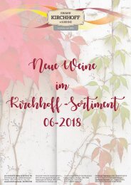 Weine 06-2018 im Kirchhoff Sortiment