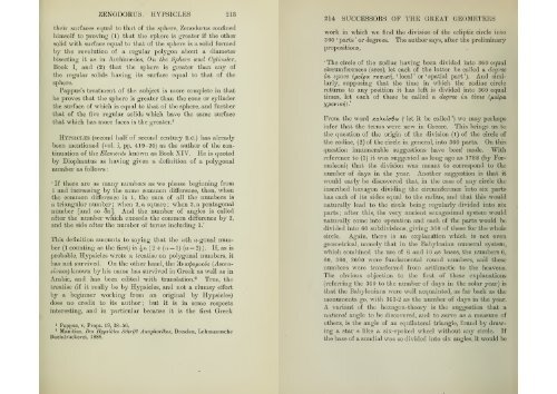 A history of Greek mathematics Vol.II from Aristarchus to Diophantus by Heath, Thomas Little, Sir, 1921