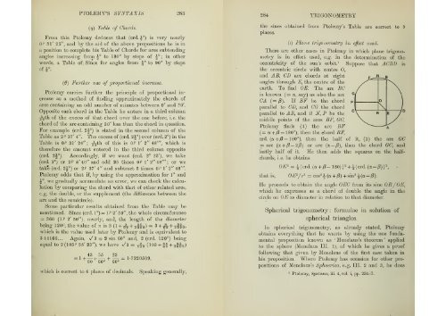 A history of Greek mathematics Vol.II from Aristarchus to Diophantus by Heath, Thomas Little, Sir, 1921