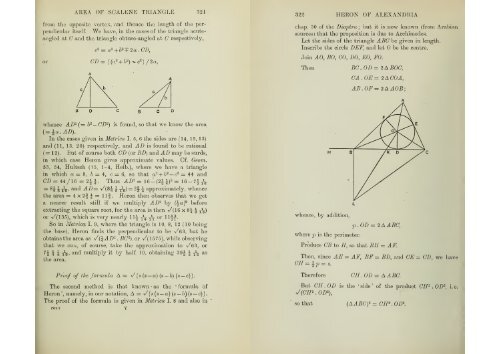 A history of Greek mathematics Vol.II from Aristarchus to Diophantus by Heath, Thomas Little, Sir, 1921