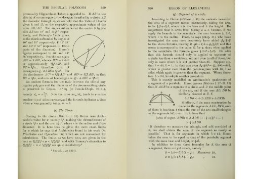 A history of Greek mathematics Vol.II from Aristarchus to Diophantus by Heath, Thomas Little, Sir, 1921