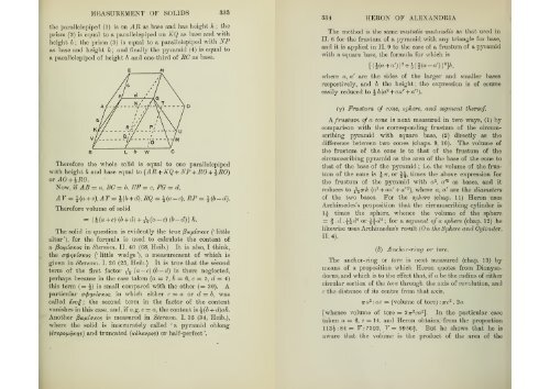 A history of Greek mathematics Vol.II from Aristarchus to Diophantus by Heath, Thomas Little, Sir, 1921