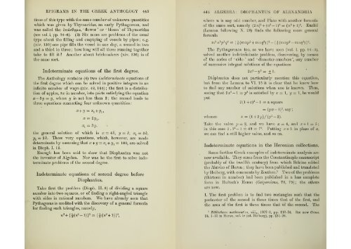 A history of Greek mathematics Vol.II from Aristarchus to Diophantus by Heath, Thomas Little, Sir, 1921