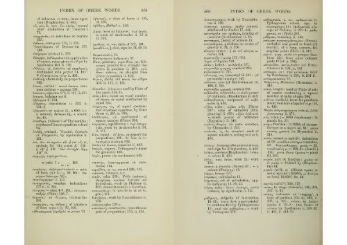 A history of Greek mathematics Vol.II from Aristarchus to Diophantus by Heath, Thomas Little, Sir, 1921