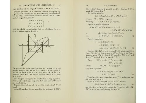 A history of Greek mathematics Vol.II from Aristarchus to Diophantus by Heath, Thomas Little, Sir, 1921