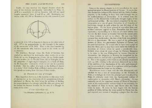 A history of Greek mathematics Vol.II from Aristarchus to Diophantus by Heath, Thomas Little, Sir, 1921