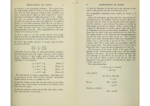 A history of Greek mathematics Vol.II from Aristarchus to Diophantus by Heath, Thomas Little, Sir, 1921