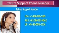 Telstra Support Phone Number Dial 1-800-209-5399