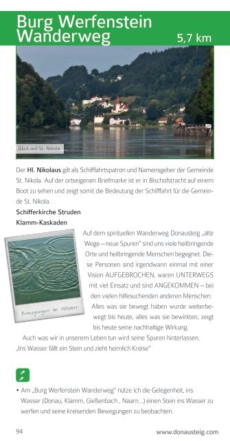 Spirituelles Wandern am Donausteig