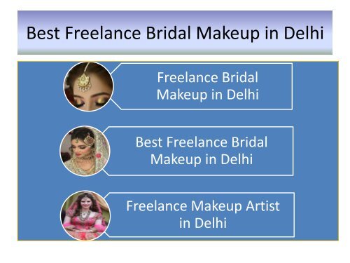 Book Professional Freelance Makeup Artist on Your Wedding Day