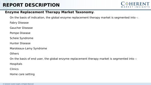 Enzyme Replacement Therapy Market Opportunity Analysis, 2018-2026