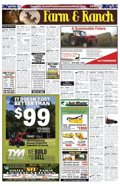 American Classifieds/Thrifty Nickel June 26th Edition Bryan/College Station