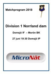 Matchprogram_2018_DomsjöIF-MorönBK