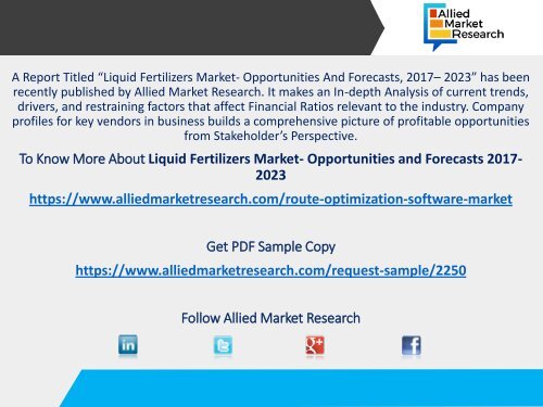 Liquid Fertilizers Market Predicted to Reach $13,530 Million by 2023