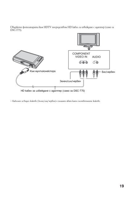 Sony DSC-T70 - DSC-T70 Mode d'emploi Bulgare