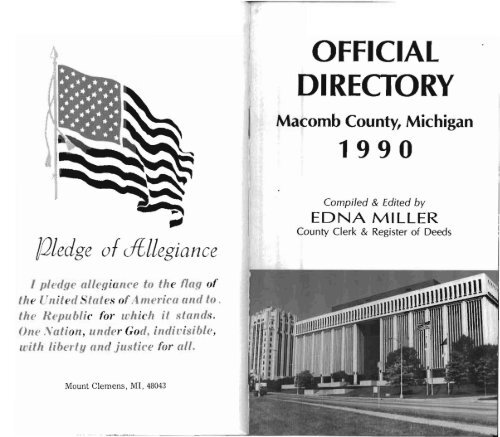 1990 Macomb County (Michigan) Directory