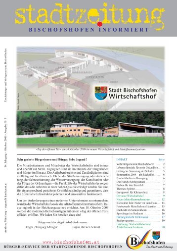 im neuen Wirtschaftshof und Altstoffsammelzentrum - Bischofshofen