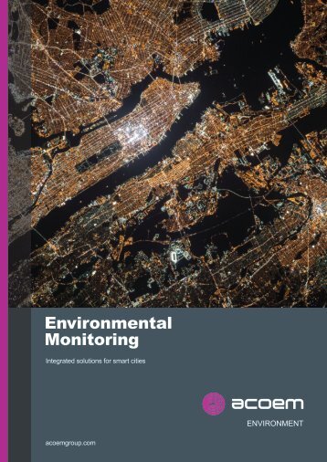 ACOEM Environment Smart Cities Environmental Monitoring, 01dB & ECOTECH brochure